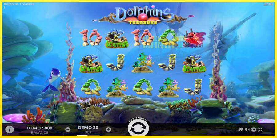 Riktiga pengar med en spelautomat Dolphins Treasure, bild 1