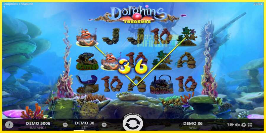 Riktiga pengar med en spelautomat Dolphins Treasure, bild 2