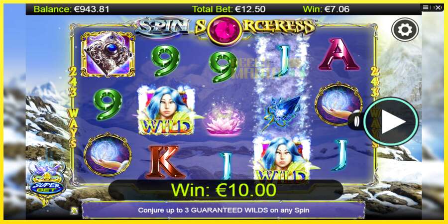 Riktiga pengar med en spelautomat Spin Sorceress, bild 4