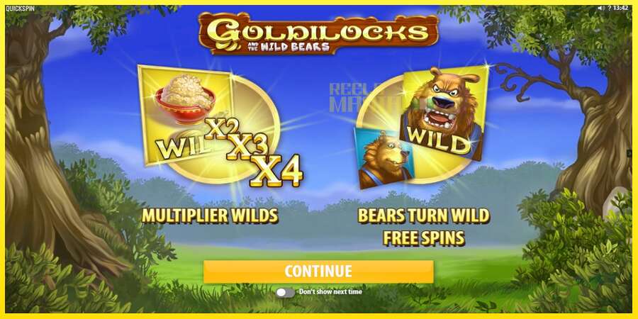 Riktiga pengar med en spelautomat Goldilocks and the Wild Bears, bild 1