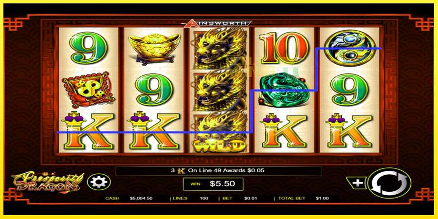 Riktiga pengar med en spelautomat Prosperity Dragon, bild 2