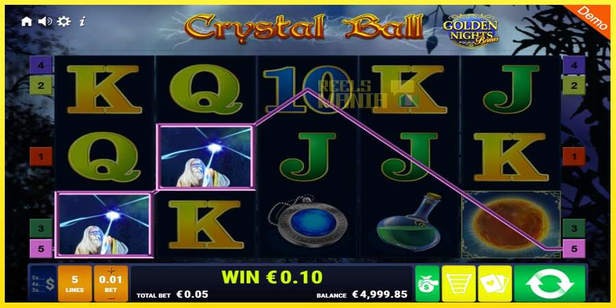 Riktiga pengar med en spelautomat Crystal Ball Golden Nights, bild 2