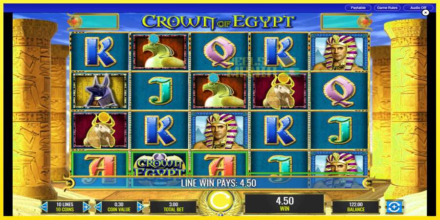 Riktiga pengar med en spelautomat Crown of Egypt, bild 3