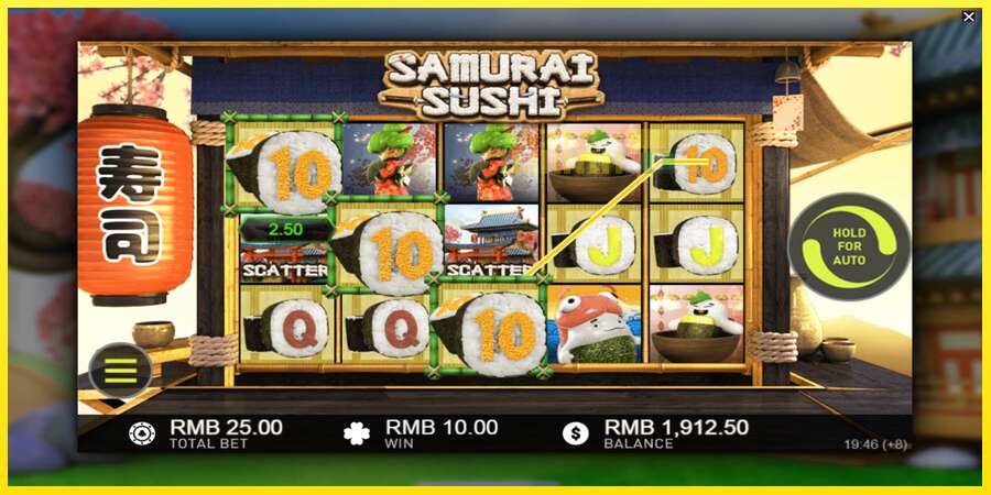 Riktiga pengar med en spelautomat Samurai Sushi, bild 3