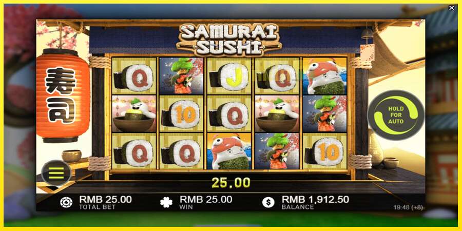 Riktiga pengar med en spelautomat Samurai Sushi, bild 4