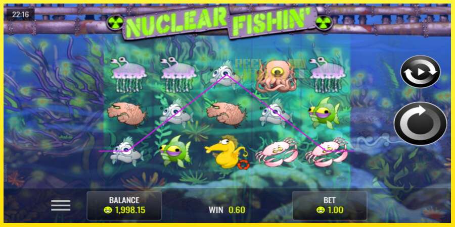 Riktiga pengar med en spelautomat Nuclear Fishin’, bild 2