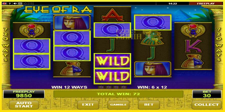 Riktiga pengar med en spelautomat Eye of Ra, bild 5