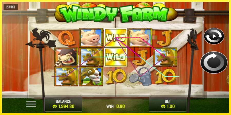 Riktiga pengar med en spelautomat Windy Farm, bild 2