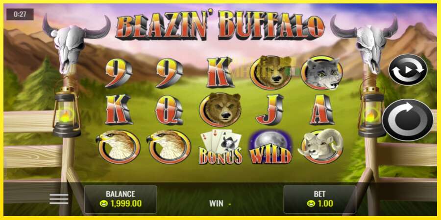 Riktiga pengar med en spelautomat Blazin’ Buffalo, bild 1