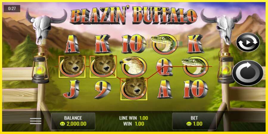 Riktiga pengar med en spelautomat Blazin’ Buffalo, bild 2