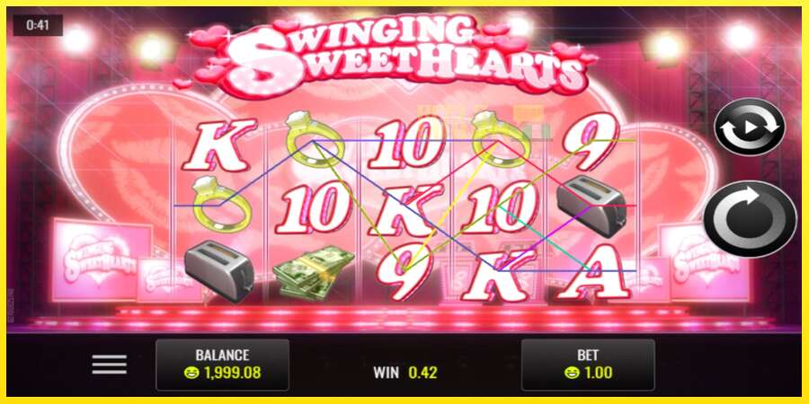 Riktiga pengar med en spelautomat Swinging Sweethearts, bild 1