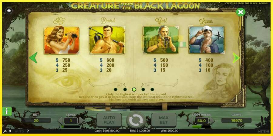 Riktiga pengar med en spelautomat Creature From The Black Lagoon, bild 6