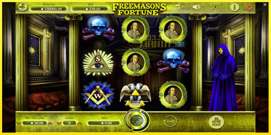 Riktiga pengar med en spelautomat Freemasons Fortune, bild 2