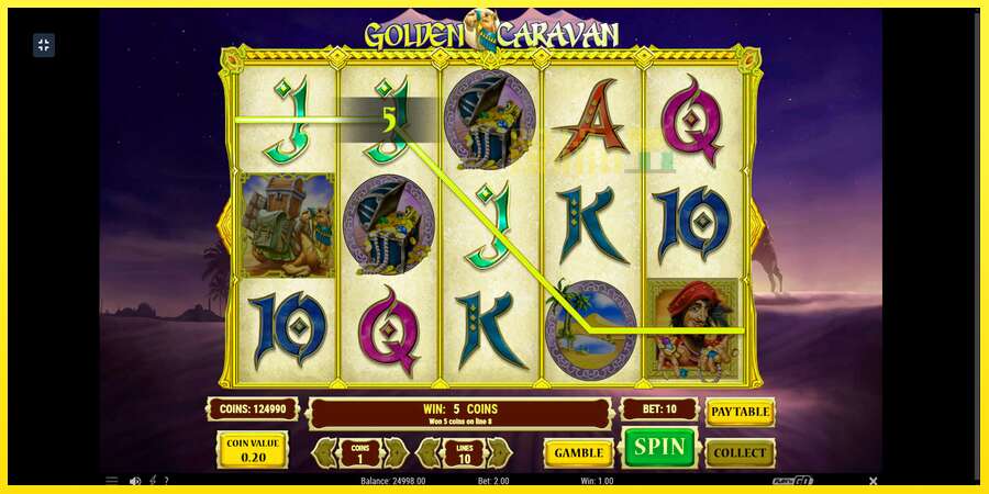 Riktiga pengar med en spelautomat Golden Caravan, bild 2