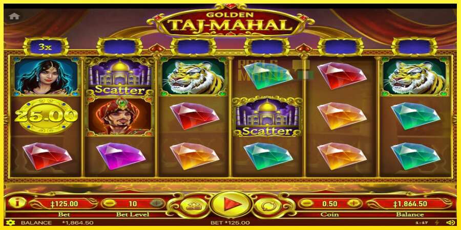 Riktiga pengar med en spelautomat Golden Taj Mahal, bild 1