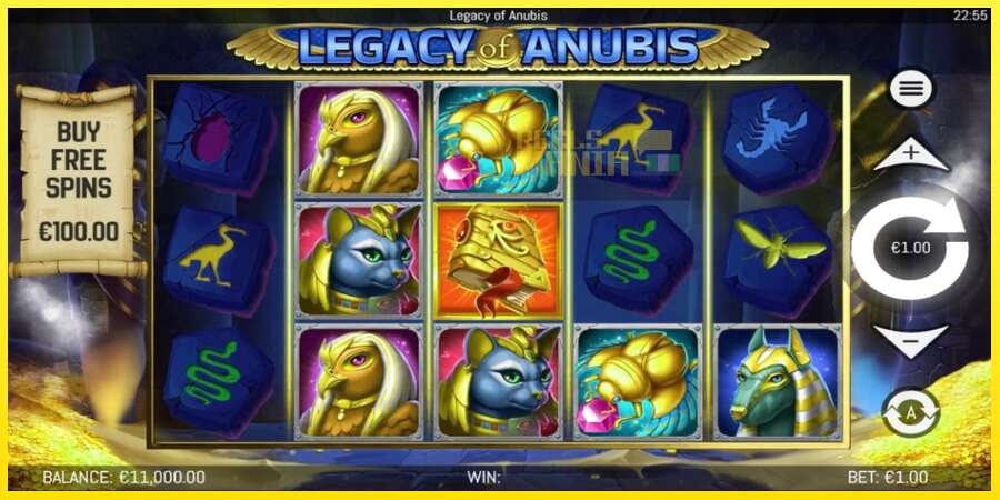 Riktiga pengar med en spelautomat Legacy of Anubis, bild 2