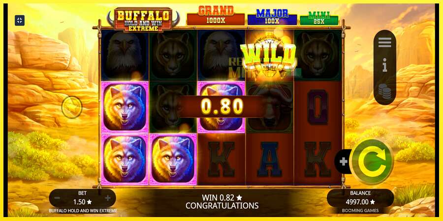 Riktiga pengar med en spelautomat Buffalo Hold and Win Extreme, bild 2