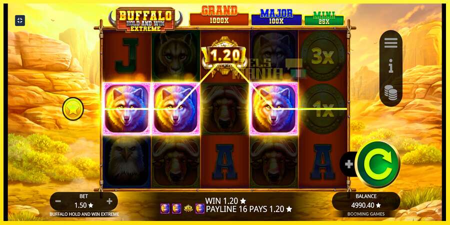 Riktiga pengar med en spelautomat Buffalo Hold and Win Extreme, bild 5