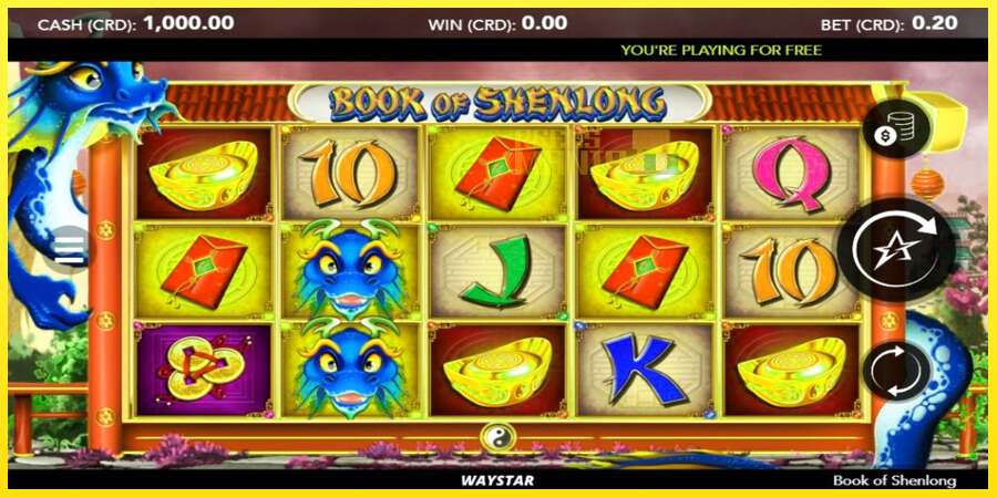 Riktiga pengar med en spelautomat Book of Shenlong, bild 1