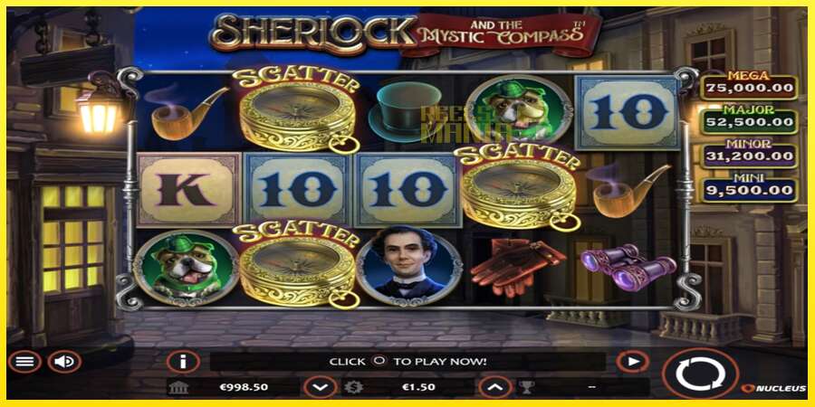 Riktiga pengar med en spelautomat Sherlock and the Mystic Compass, bild 2