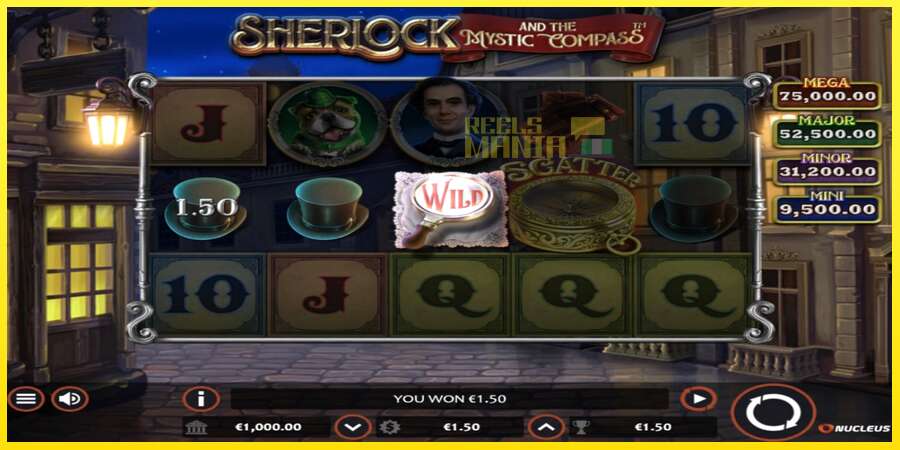 Riktiga pengar med en spelautomat Sherlock and the Mystic Compass, bild 3