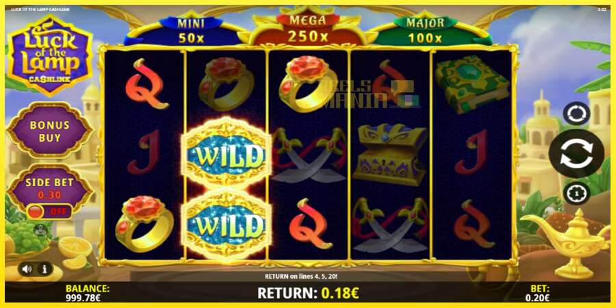 Riktiga pengar med en spelautomat Luck of the Lamp Cashlink, bild 3