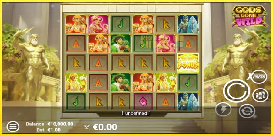 Riktiga pengar med en spelautomat Gods Gone Wild, bild 1