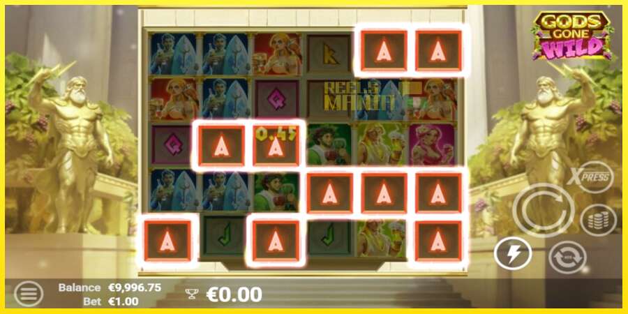 Riktiga pengar med en spelautomat Gods Gone Wild, bild 5