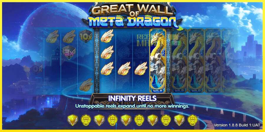 Riktiga pengar med en spelautomat Great Wall of Meta Dragon, bild 1