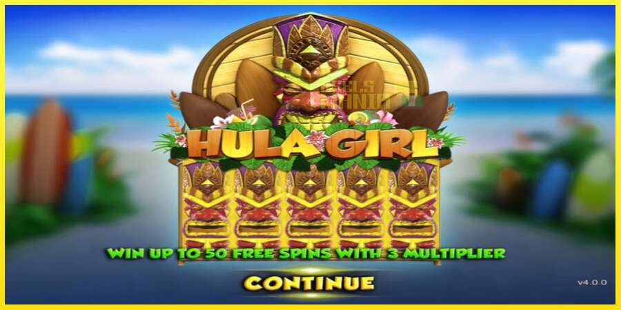 Riktiga pengar med en spelautomat Hula Girl, bild 1