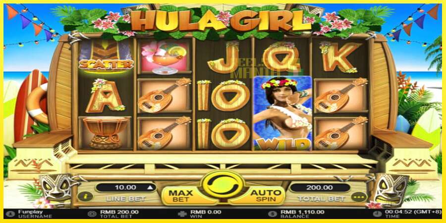 Riktiga pengar med en spelautomat Hula Girl, bild 4