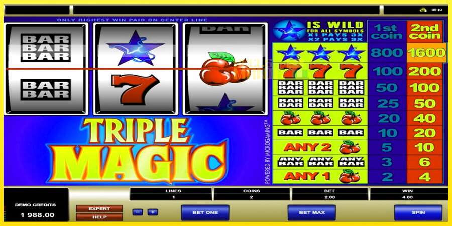 Riktiga pengar med en spelautomat Triple Magic, bild 3