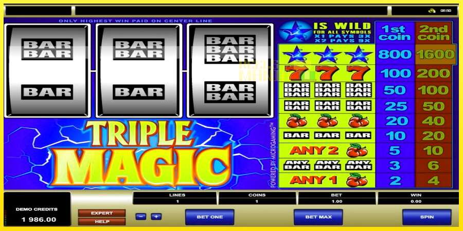 Riktiga pengar med en spelautomat Triple Magic, bild 4