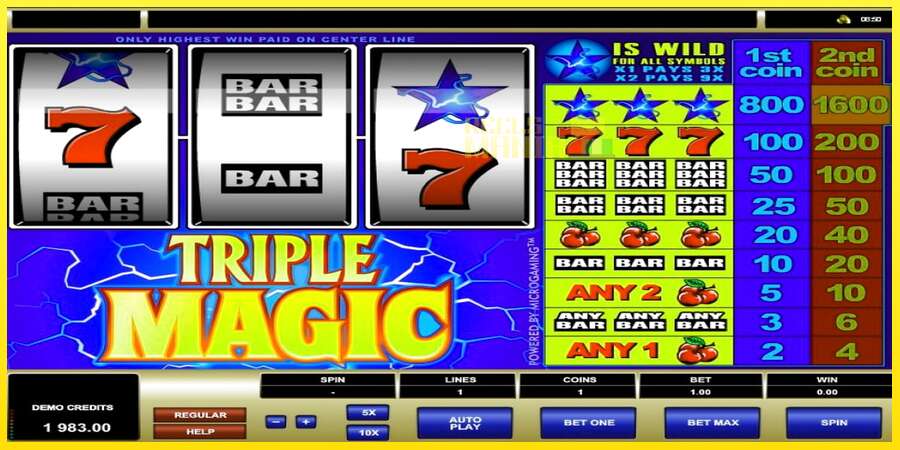 Riktiga pengar med en spelautomat Triple Magic, bild 5