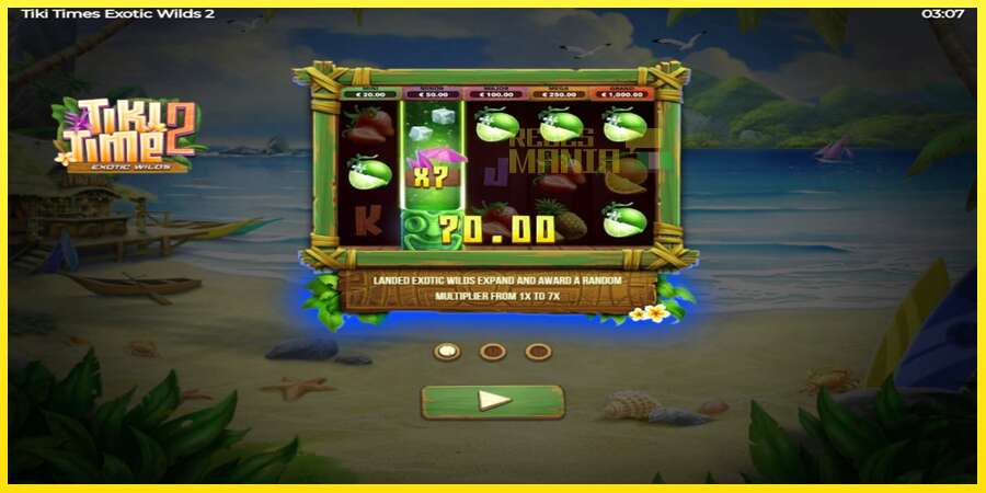 Riktiga pengar med en spelautomat Tiki Time Exotic Wilds 2, bild 1