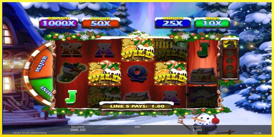 Riktiga pengar med en spelautomat Wolf It Up Christmas, bild 4