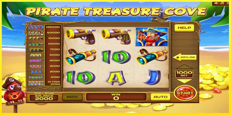 Riktiga pengar med en spelautomat Pirate Treasure Cove 3x3, bild 3