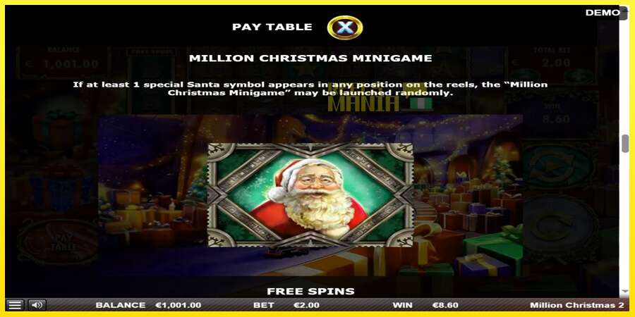 Riktiga pengar med en spelautomat Million Christmas 2, bild 5