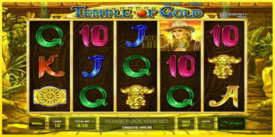 Riktiga pengar med en spelautomat Book of Ra Temple of Gold, bild 1