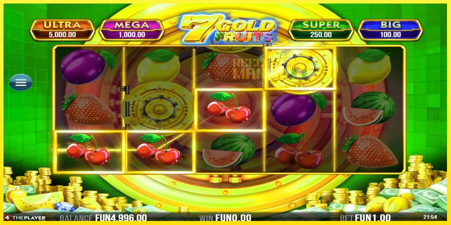 Riktiga pengar med en spelautomat 7 Gold Fruits, bild 3