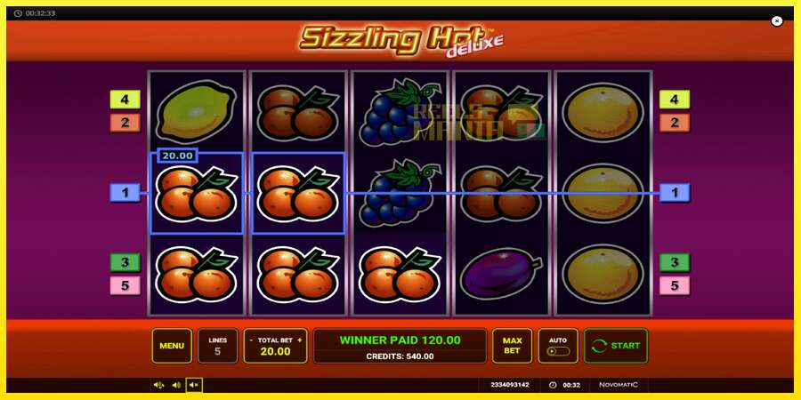 Riktiga pengar med en spelautomat Sizzling Hot Deluxe, bild 4