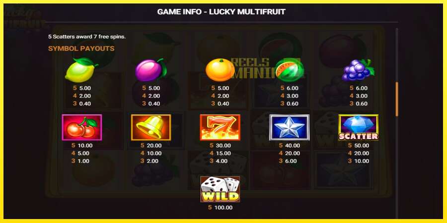 Riktiga pengar med en spelautomat Lucky Multifruit, bild 3