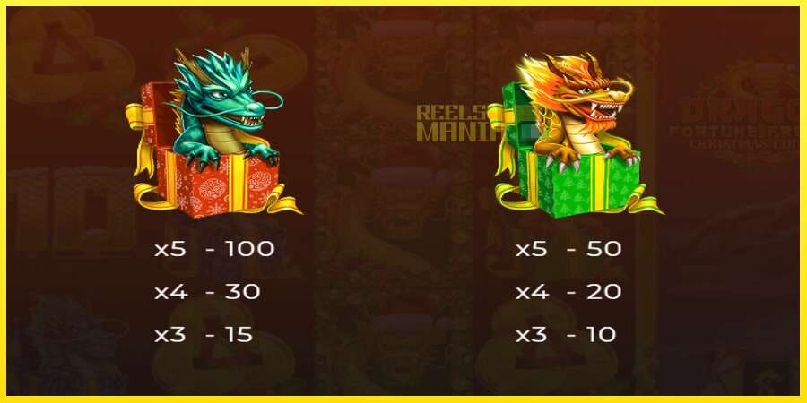 Riktiga pengar med en spelautomat Dragon Fortune Frenzy Christmas Edition, bild 4