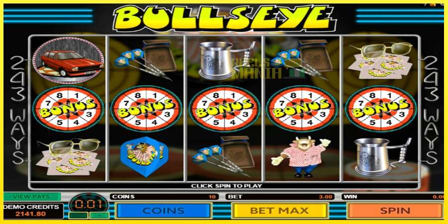 Riktiga pengar med en spelautomat Bullseye, bild 1