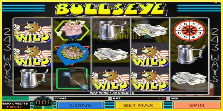 Riktiga pengar med en spelautomat Bullseye, bild 3