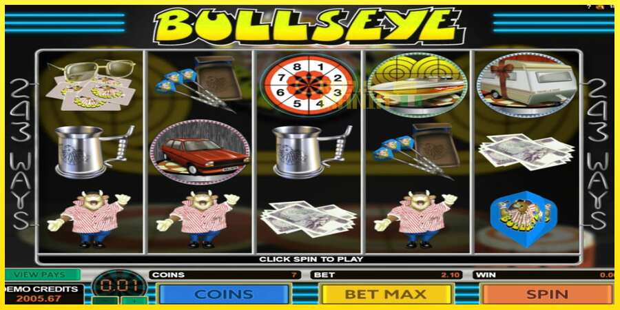 Riktiga pengar med en spelautomat Bullseye, bild 4