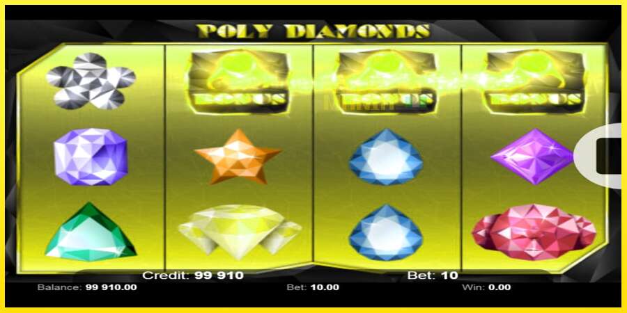 Riktiga pengar med en spelautomat Poly Diamonds, bild 3