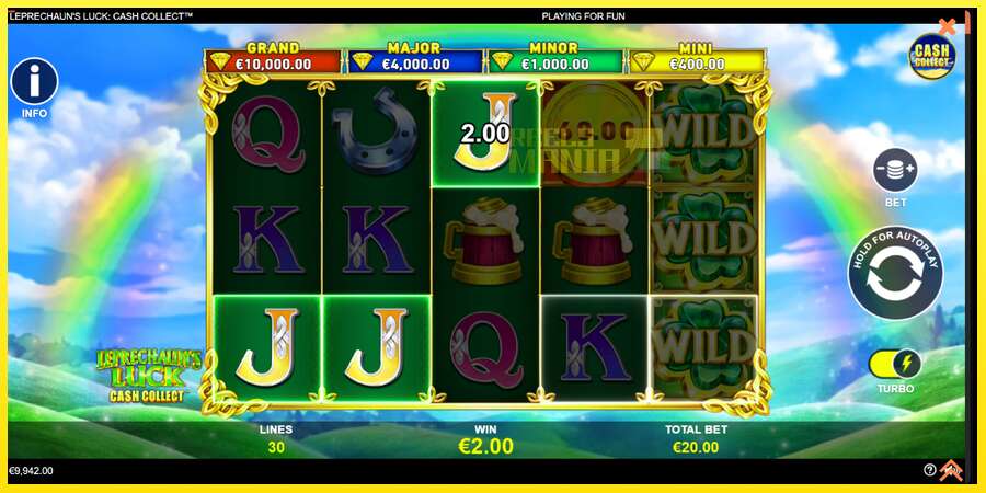 Riktiga pengar med en spelautomat Leprechauns Luck Cash Collect Megaways PowerPlay Jackpot, bild 3