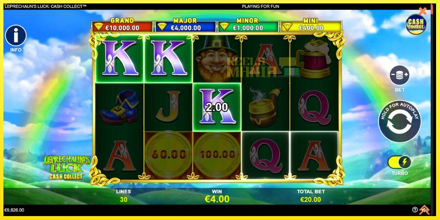 Riktiga pengar med en spelautomat Leprechauns Luck Cash Collect Megaways PowerPlay Jackpot, bild 4