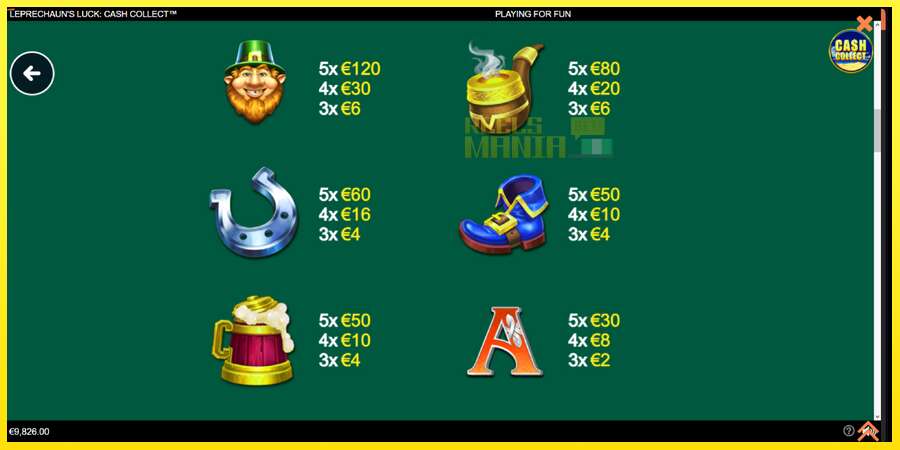 Riktiga pengar med en spelautomat Leprechauns Luck Cash Collect Megaways PowerPlay Jackpot, bild 5